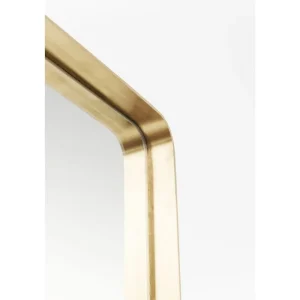 KARE Design Espelho Curve Rectangular em Latão 200x70cm Outlet