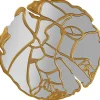 KARE Design Espelho de Parede Pieces Dourado Ø100cm Online