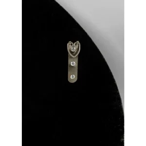 KARE Design Espelho de Parede Pieces Preto Mate Ø100cm Hot