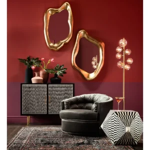 KARE Design Espelho Hologram Dourado 117x68cm Fashion