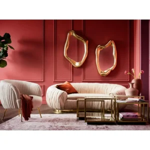 KARE Design Espelho Hologram Dourado 119x76cm Best