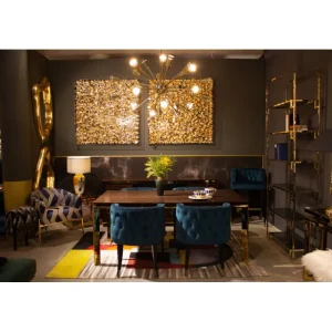 KARE Design Espelho Hologram Dourado 117x68cm Fashion