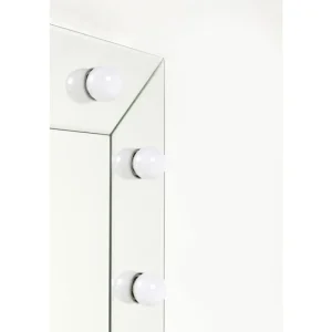 KARE Design Espelho Make Up quadrado 81x81cm Outlet