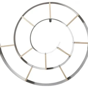 KARE Design Estante de parede Snail Prateada Outlet