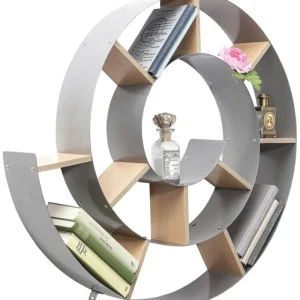 KARE Design Estante de parede Snail Prateada Outlet