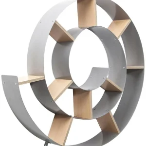 KARE Design Estante de parede Snail Prateada Outlet