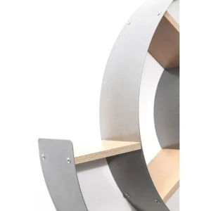 KARE Design Estante de parede Snail Prateada Outlet