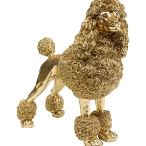 KARE Design Estatueta Deco Mrs Poodle Gold 34 cm New