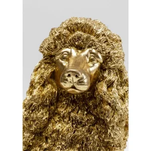 KARE Design Estatueta Deco Mrs Poodle Gold 34 cm New
