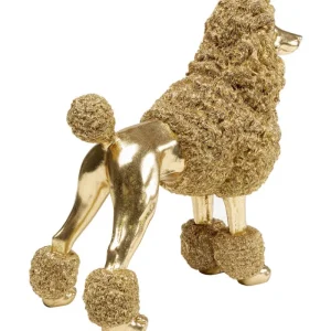 KARE Design Estatueta Deco Mrs Poodle Gold 34 cm New