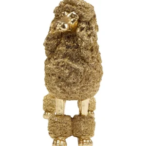 KARE Design Estatueta Deco Mrs Poodle Gold 34 cm New