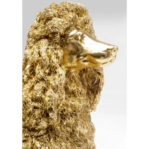 KARE Design Estatueta Deco Mrs Poodle Gold 34 cm New