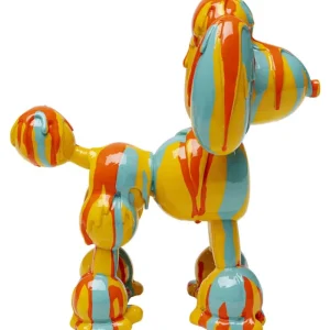 KARE Design Estatueta decorativa Dog Holi amarela 17 cm Hot