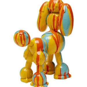 KARE Design Estatueta decorativa Dog Holi amarela 17 cm Hot