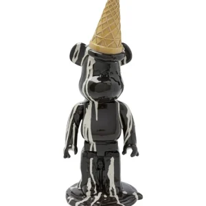 KARE Design Estatueta decorativa Gelato Bear Black 40 cm New