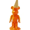 KARE Design Estatueta decorativa Gelato Bear laranja 40 cm Outlet