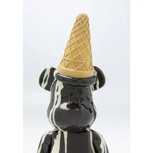 KARE Design Estatueta decorativa Gelato Bear Black 40 cm New