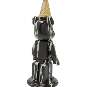 KARE Design Estatueta decorativa Gelato Bear Black 40 cm New