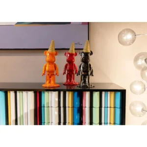 KARE Design Estatueta decorativa Gelato Bear laranja 40 cm Outlet