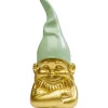 KARE Design Estatueta decorativa Gnome dourado verde 21 cm Outlet