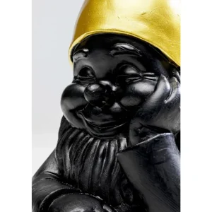 KARE Design Estatueta decorativa Gnomo preta 21 cm Clearance
