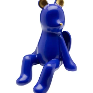 KARE Design Estatueta decorativa Sitting Squirrel Blue 20 cm Hot