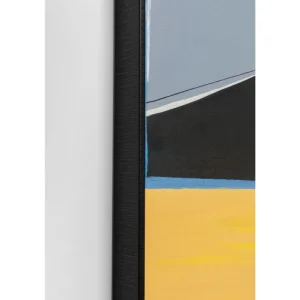 KARE Design Imagem emoldurada Abstract Shapes Cor de Laranja 73x143cm Fashion