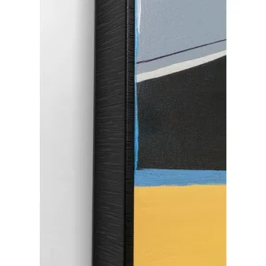 KARE Design Imagem emoldurada Abstract Shapes Cor de Laranja 73x143cm Fashion