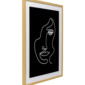 KARE Design Imagem emoldurada Faccia Arte Woman 60x80 cm Clearance