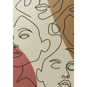 KARE Design Imagem emoldurada Faccia Arte Tri Colore 90x120 cm New