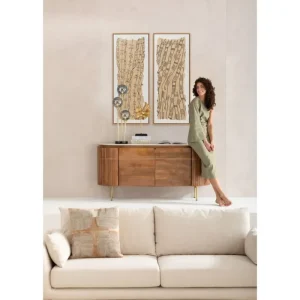 KARE Design Imagem emoldurada Native Spirals 50x150 cm Discount