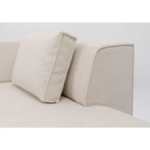 KARE Design Infinity Ottomane Elements Creme Direito 182 cm Fashion