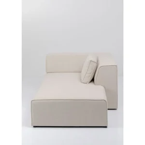 KARE Design Infinity Ottomane Elements Creme Direito 182 cm Fashion