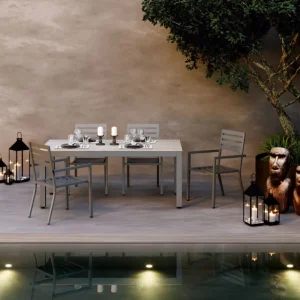 KARE Design Lanterna Giardino Preto/Dourado (conj. de 4) Clearance