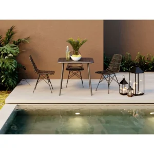 KARE Design Lanterna Giardino Preto/Dourado (conj. de 4) Clearance