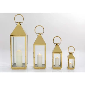 KARE Design Lanternes modernes dorées - Giardino - New