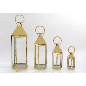 KARE Design Lanternes modernes dorées - Giardino - New