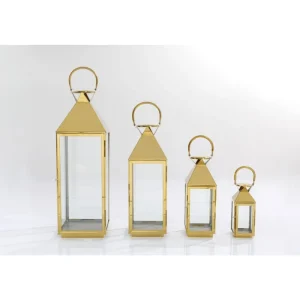 KARE Design Lanternes modernes dorées - Giardino - New