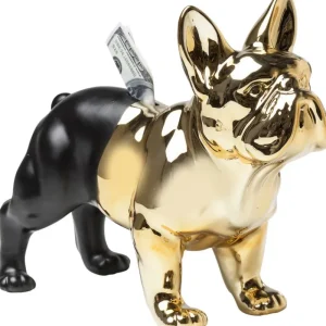 KARE Design Mealheiro Bulldog Dourado/Preto Clearance