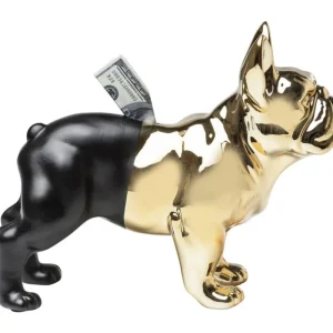 KARE Design Mealheiro Bulldog Dourado/Preto Clearance