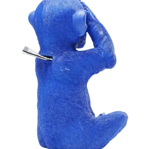 KARE Design Mealheiro Monkey Mizaru Azul Discount