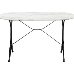 KARE Design Mesa Bistrot marble Branco 120x60cm Discount