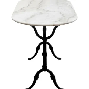 KARE Design Mesa Bistrot marble Branco 120x60cm Discount
