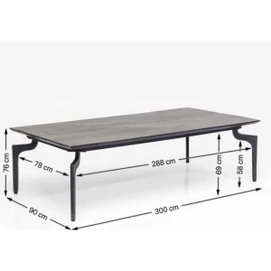 KARE Design Mesa Bug 300x90cm Hot