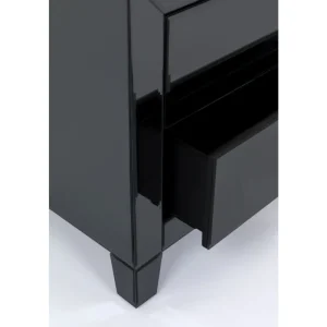 KARE Design Mesa Cabceira Luxury Push 2 Gavetas Cinzento Fashion