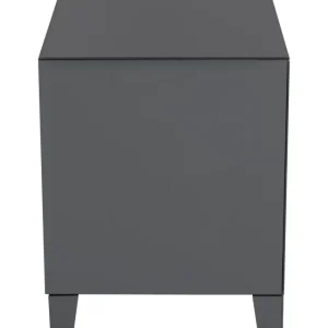 KARE Design Mesa Cabceira Luxury Push 2 Gavetas Cinzento Fashion