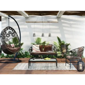 KARE Design Mesa Couch Tiki Black Outlet