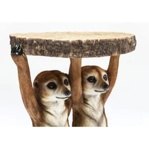 KARE Design Mesa de Apoio Animal Meerkat Sisters Ø33cm Discount