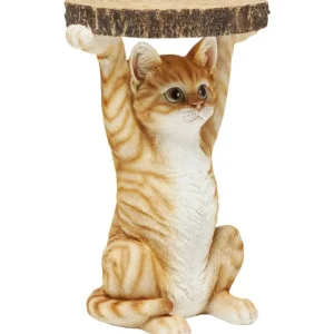 KARE Design Mesa de Apoio Animal Ms Cat Ø33cm New