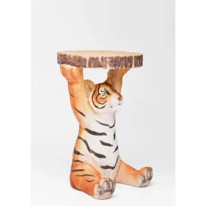KARE Design Mesa de Apoio Animal Tiger Ø35cm Discount